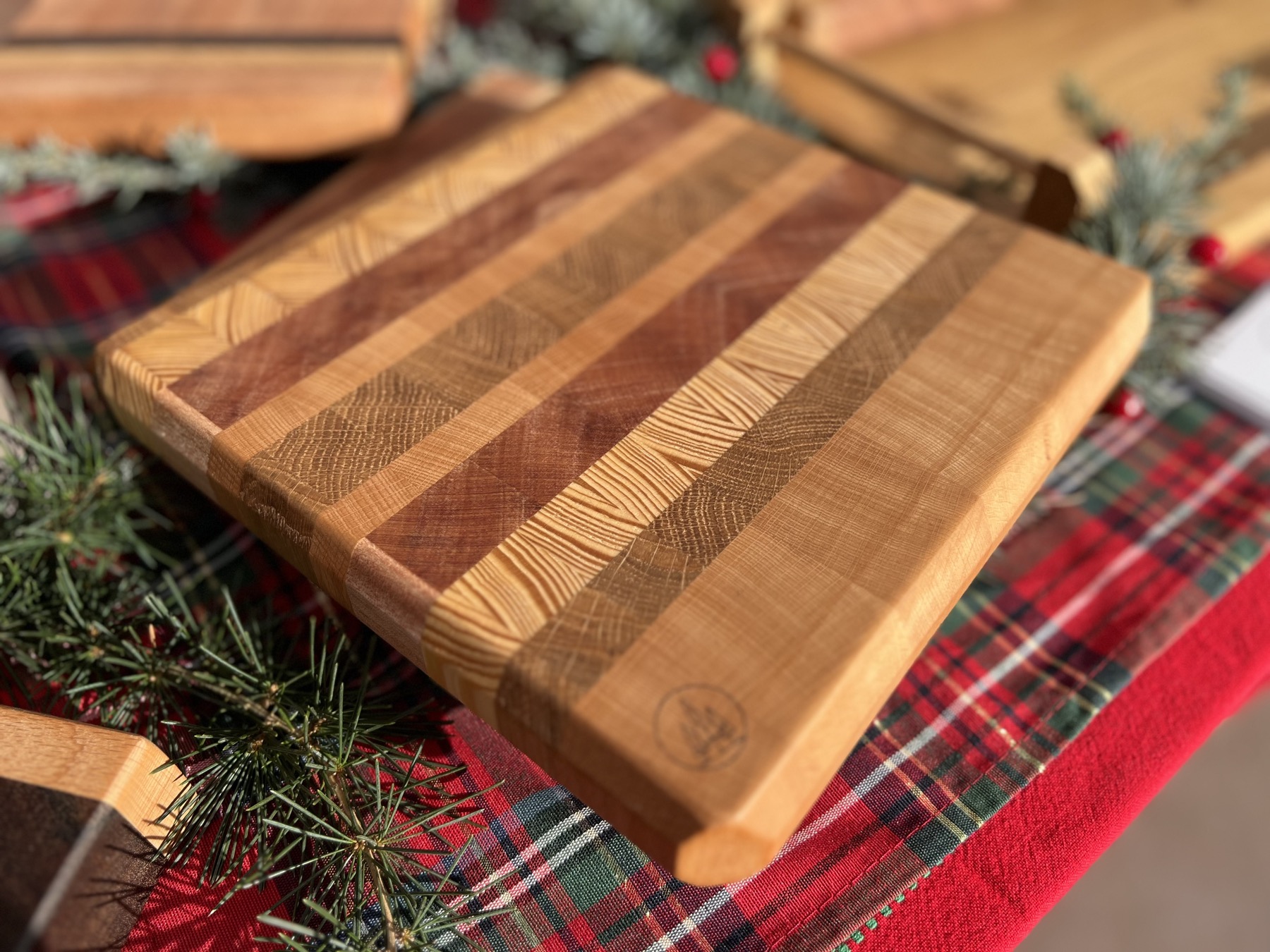 Tagliere in legno a fibra di testa